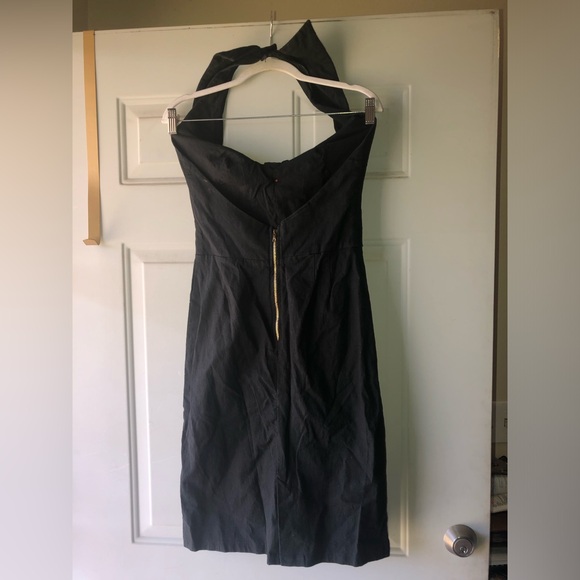 Sustainable Collective by Convoy black halter dress size M - Picture 2 of 3